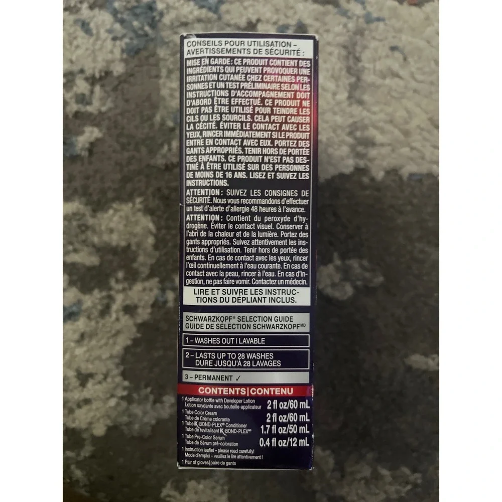 Schwarzkopf keratin color